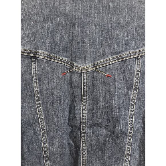 Wrangler Authentics Women's Stretch Denim Jacket, Blue, X-Large - Picture 6 of 9
